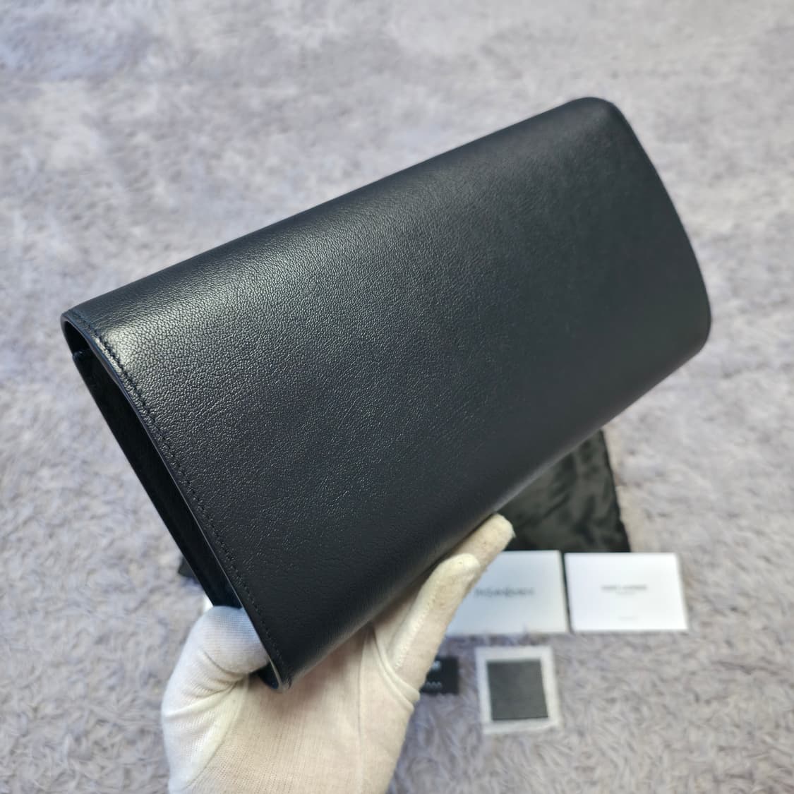 {클로젯}[풀구성]생로랑 벨드쥬르 클러치백 상품이미지4