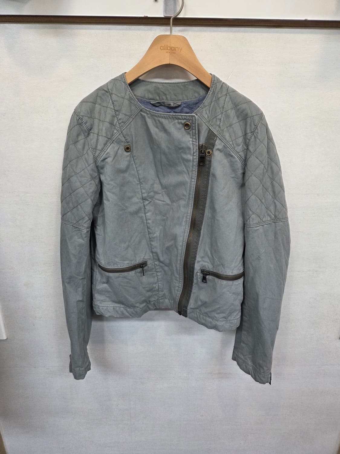 갭 여성 빈티지 라이더 코튼 자켓 s 상품이미지1