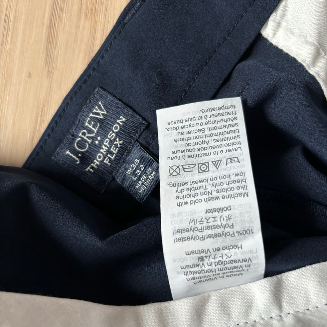 JCREW 제이크루 36 네이비 춘하 바지 팬츠 상품이미지2