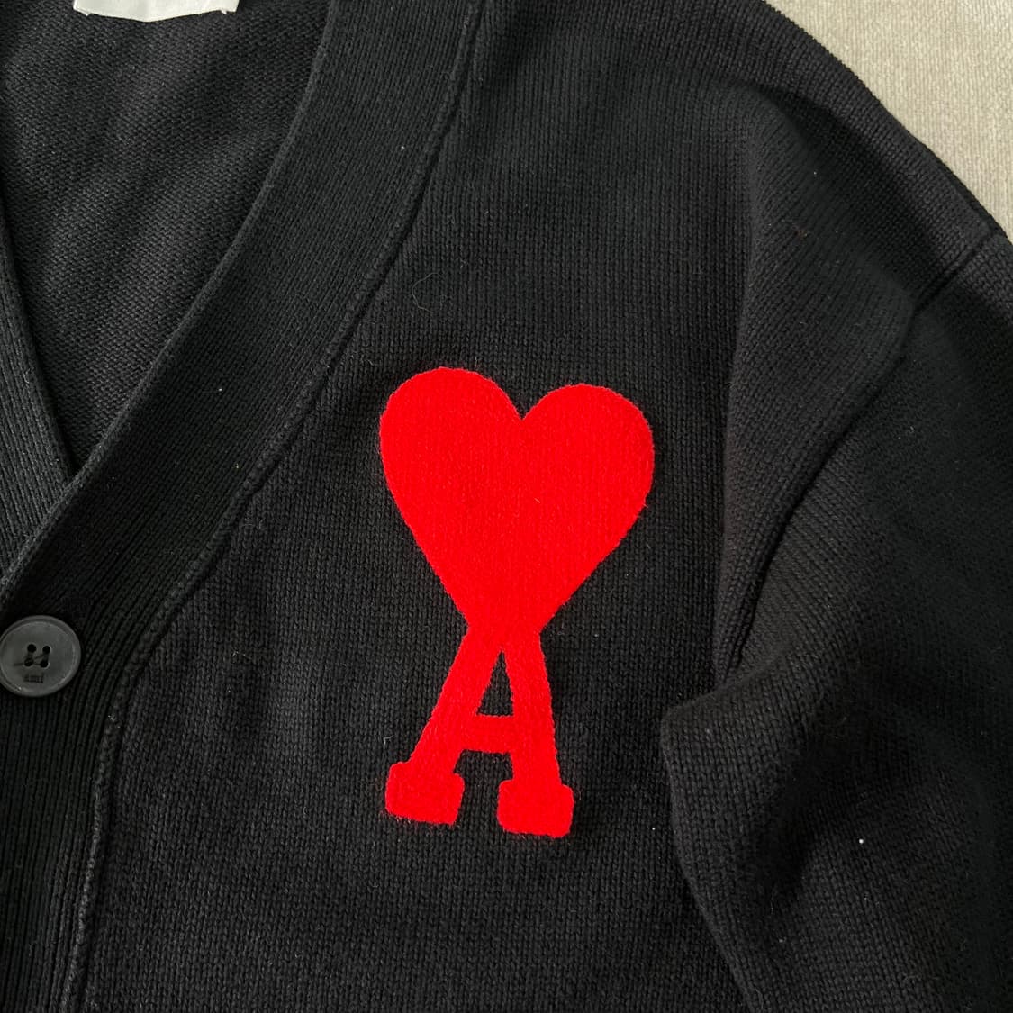 100 아미 하트 빅로고 가디건 상품이미지2