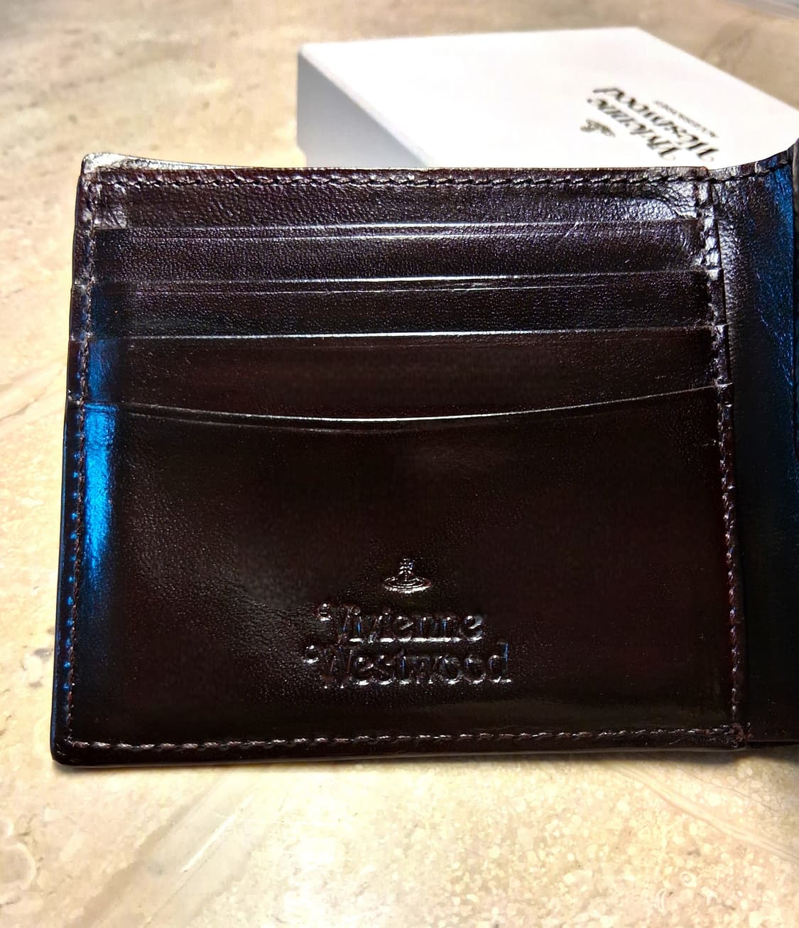 비비안웨스트우드 orb라인 음각 코인포켓 반지갑 상품이미지8