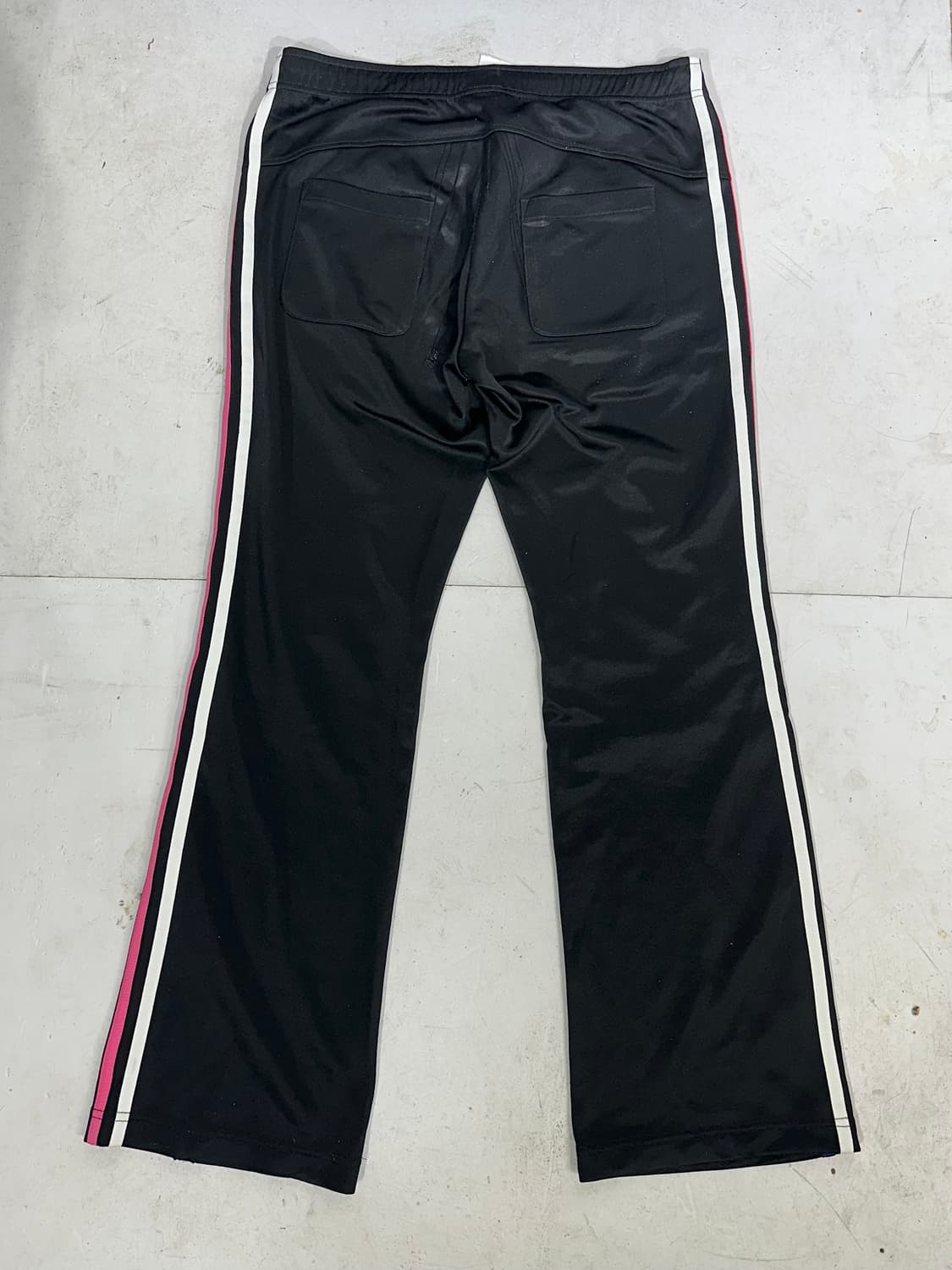 아디다스 블랙 삼선 사이드 라인 와이드 추리닝 트레이닝 팬츠 M  상품이미지5