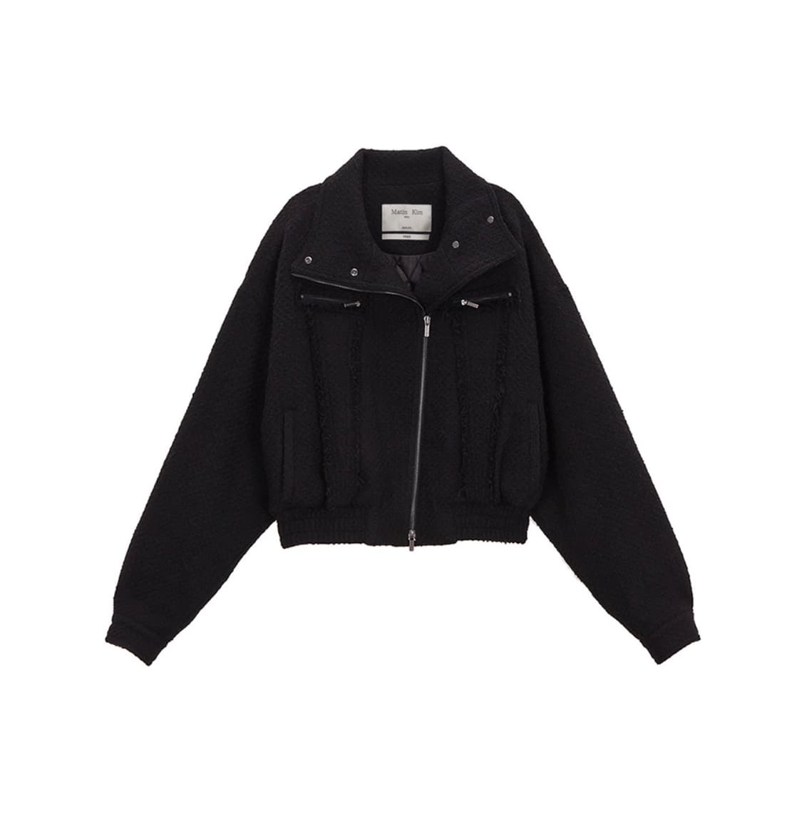 마뗑킴 트위드 하이넥 벌룬 점퍼 상품이미지1