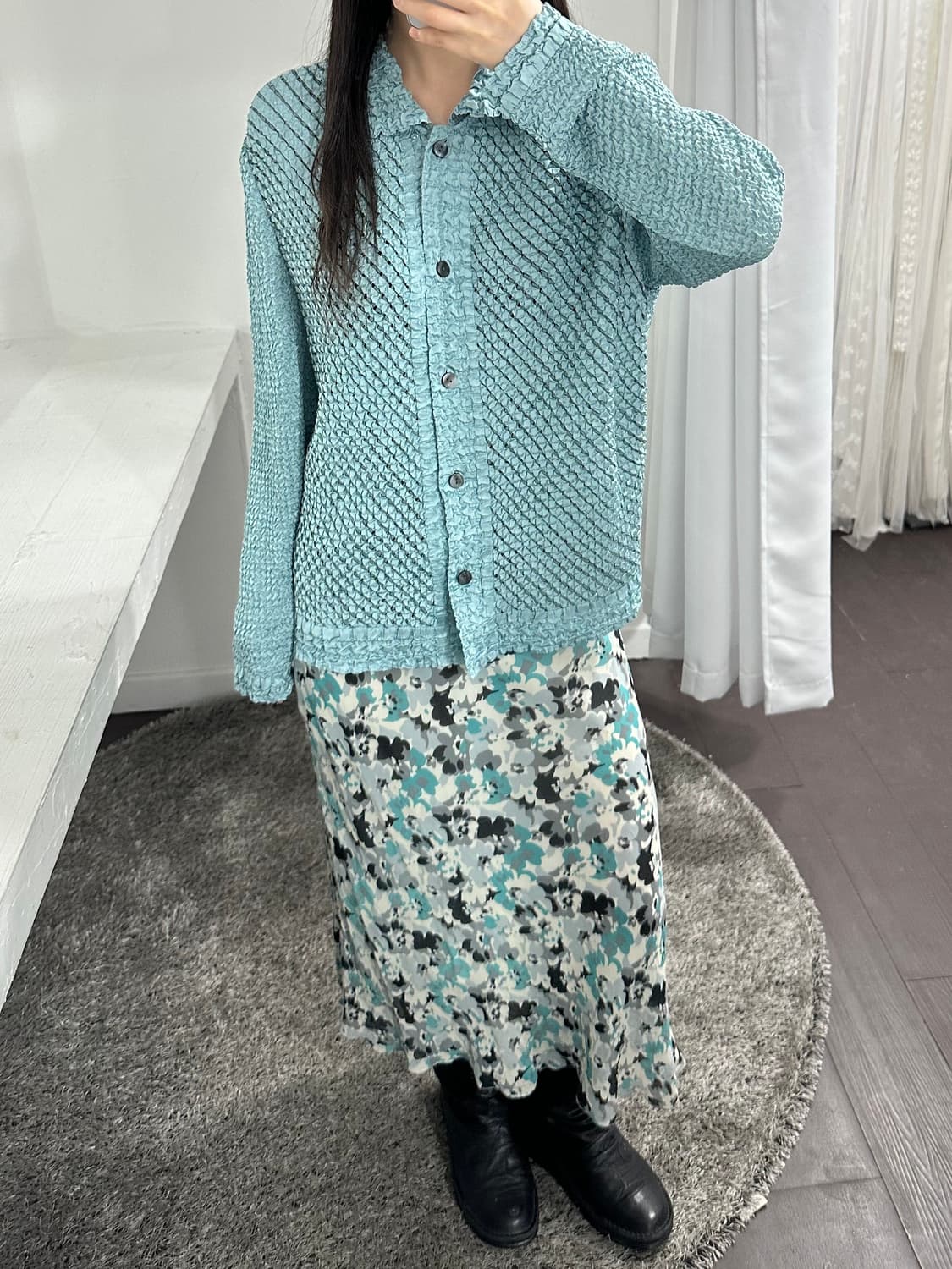 oriental flower skirt 상품이미지5
