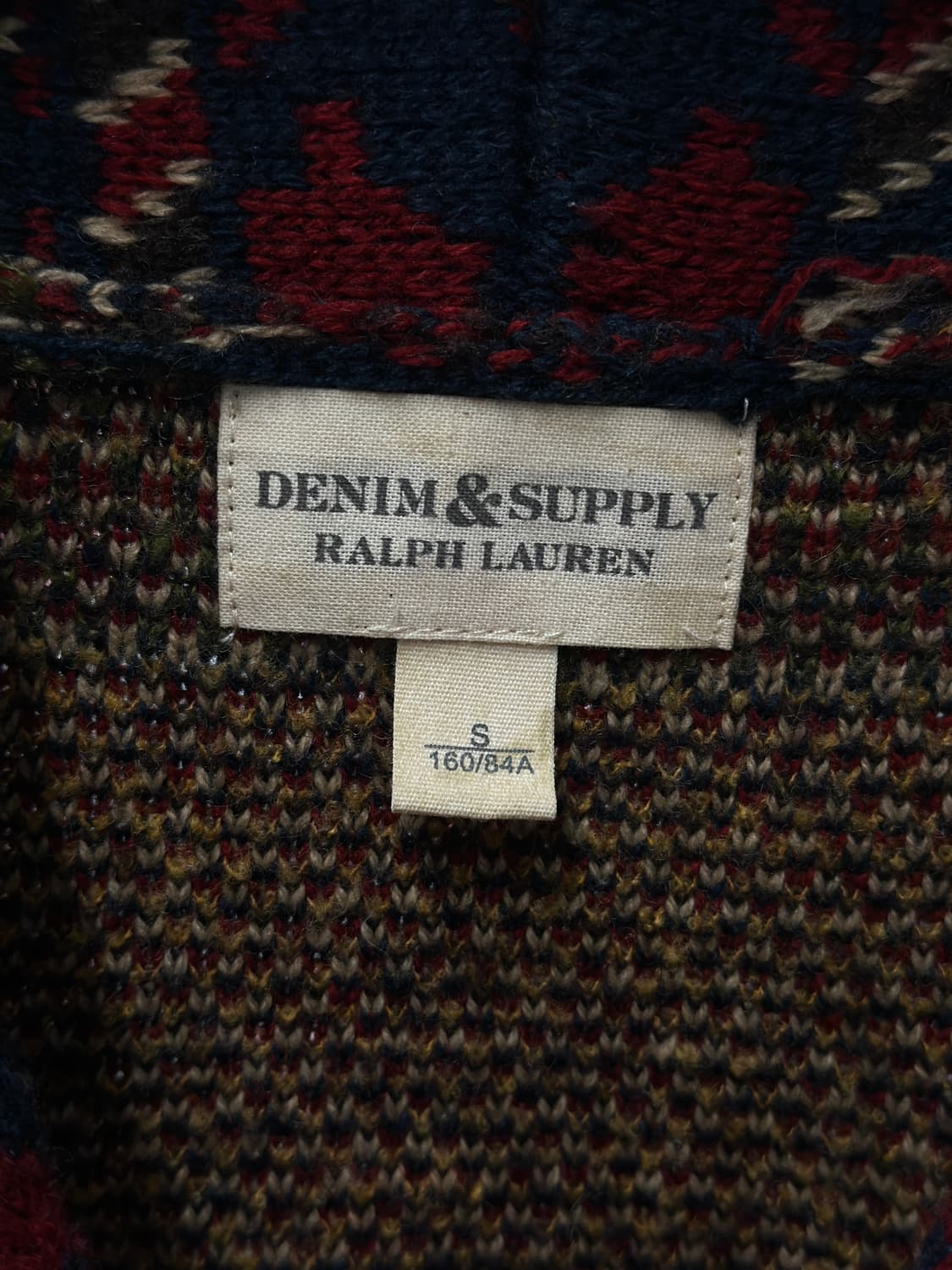 데님앤서플라이 랄프로렌 에스닉 숄카라 가디건  상품이미지4