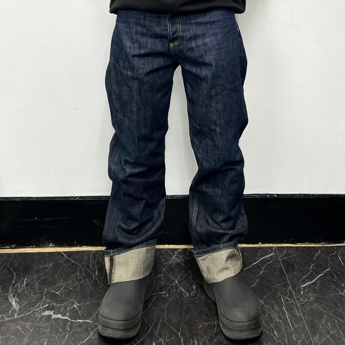 칼하트 WIP 스트레이트 셀비지 데님 팬츠 상품이미지2