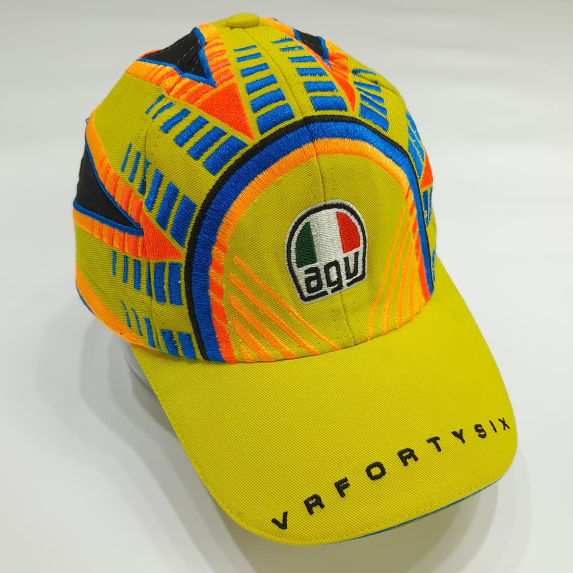 VR46 AGV 네온 레이싱캡 P1573 상품이미지2