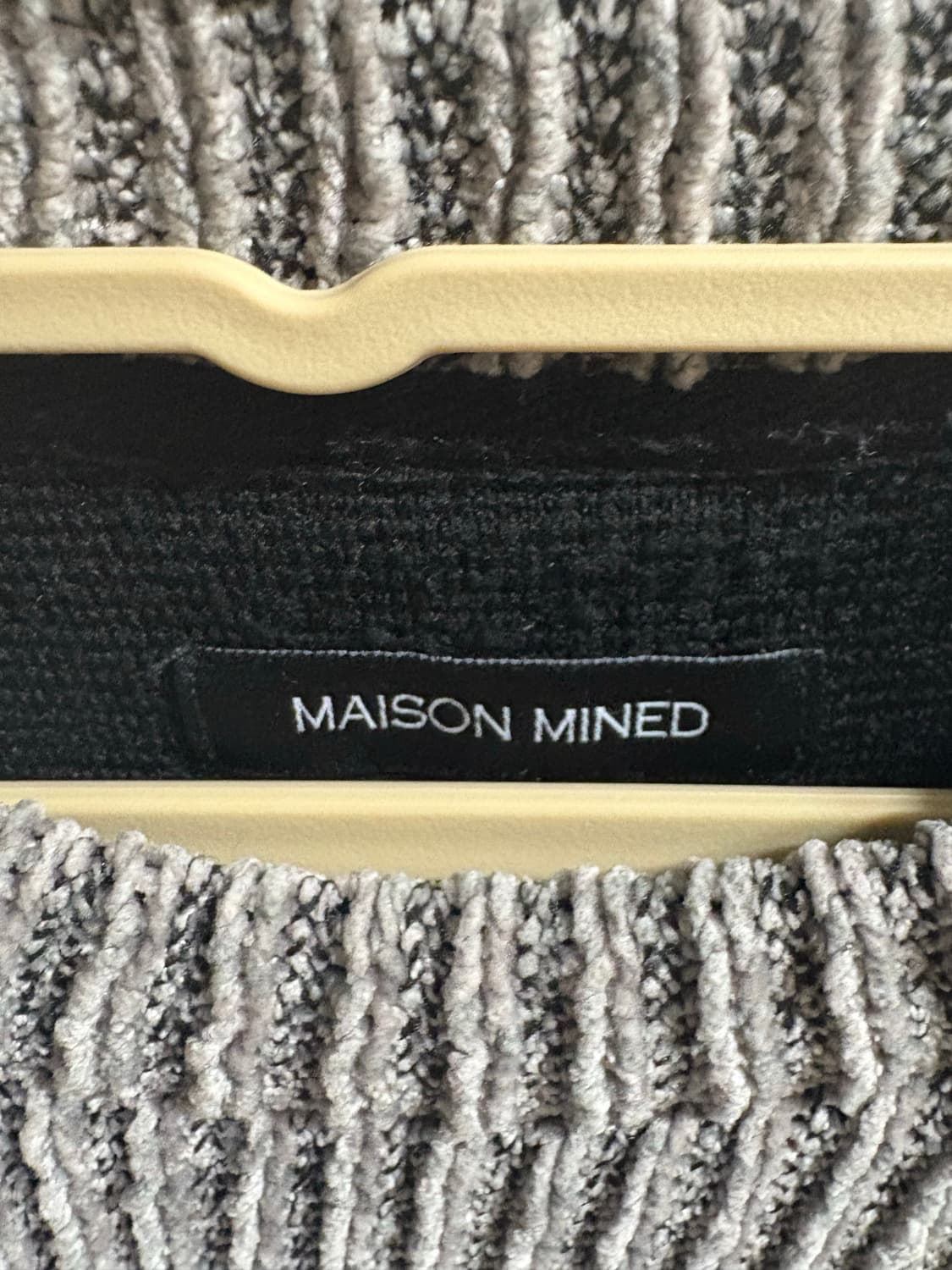 메종 미네드 사이드 단추 니트 상품이미지4