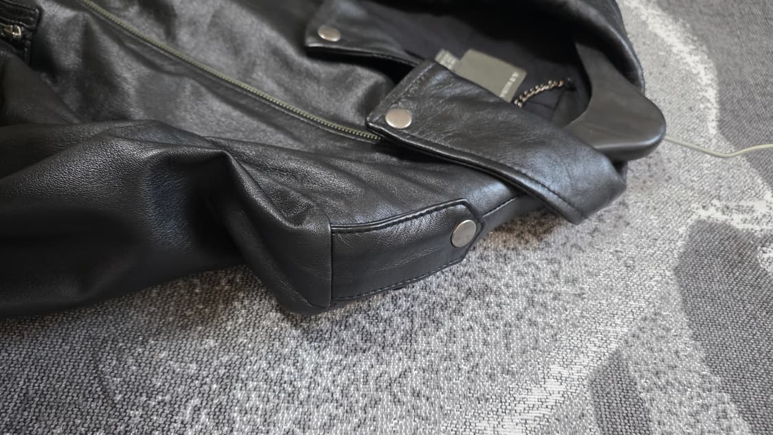 MUUBAA 무바 천연 램스킨 라이더자켓 55 (양가죽) 상품이미지4