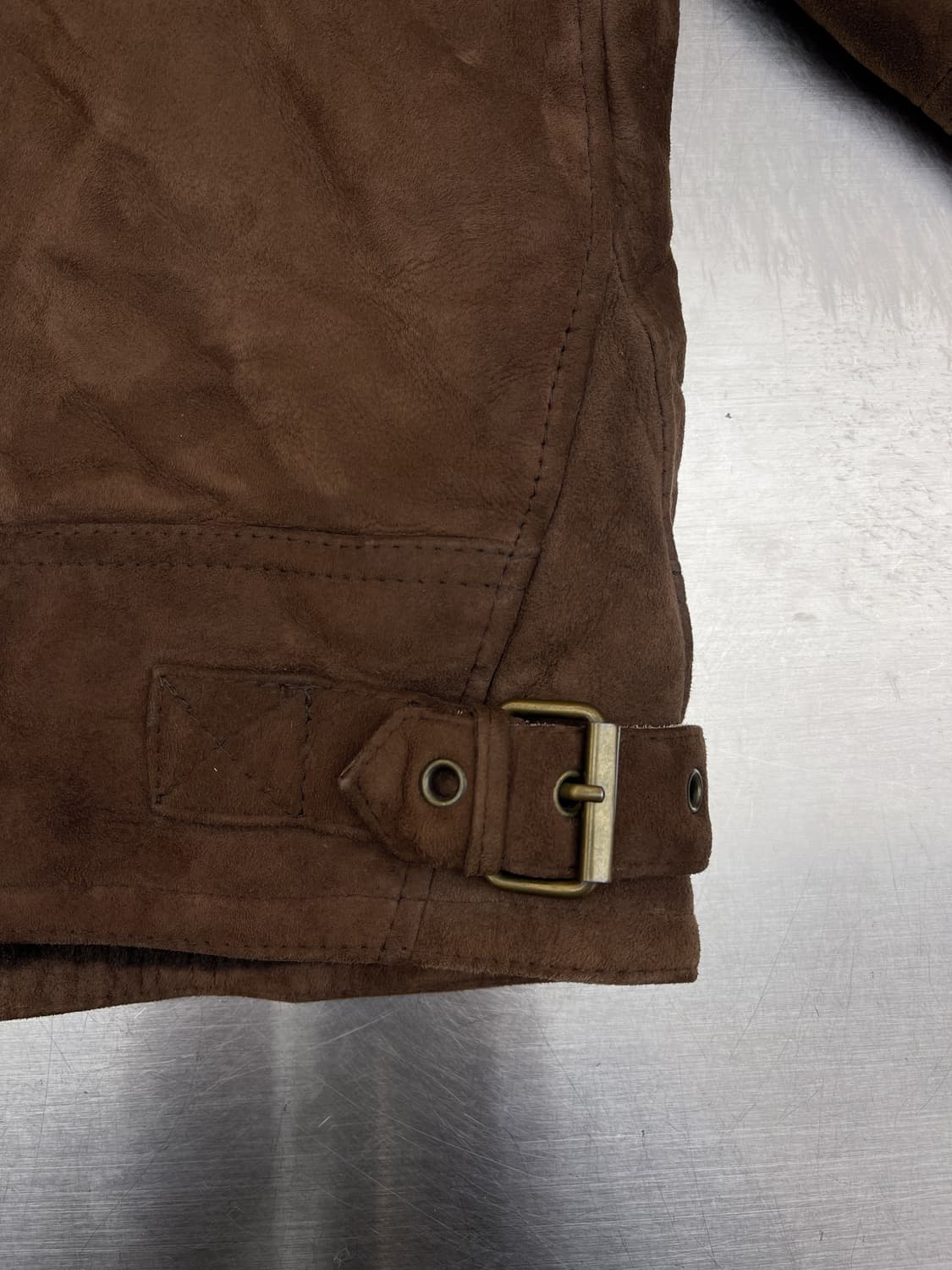 Bona Bell 90‘s 시어링 스웨이드 무스탕 상품이미지6