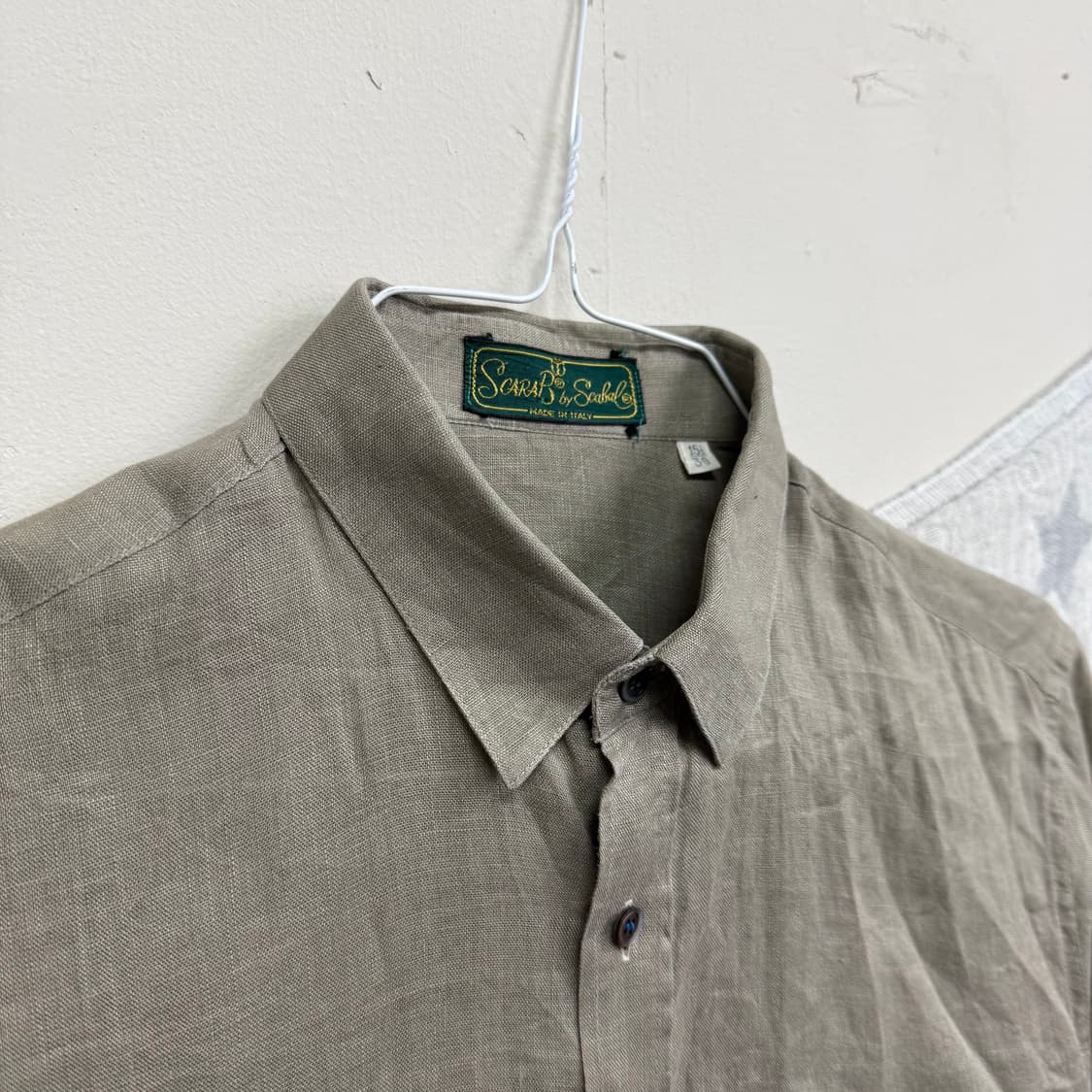 스카발 scabal 이탈리아 린넨 셔츠 상품이미지2