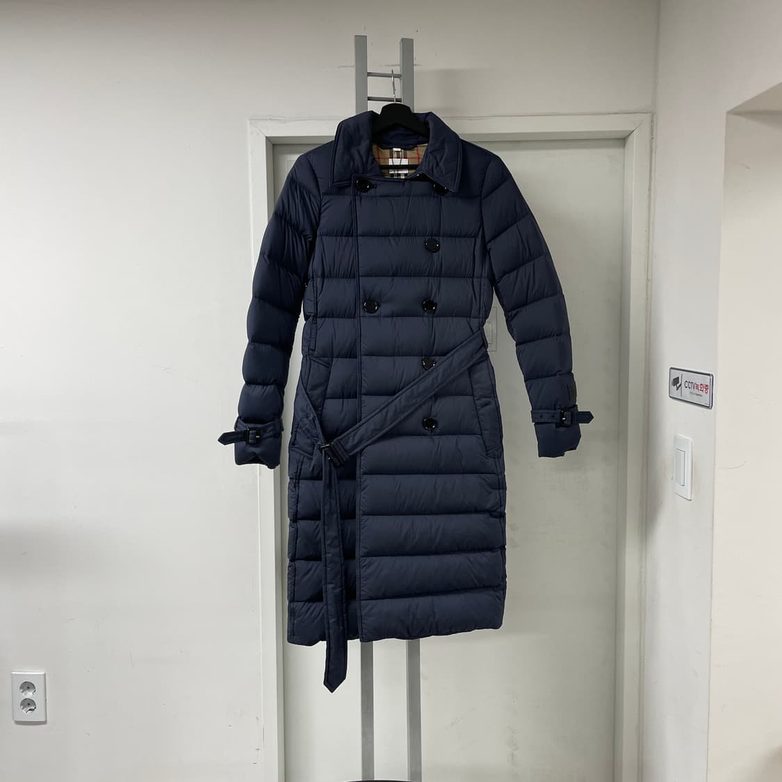 버버리 롱 패딩 네이비 S(W) 상품이미지1