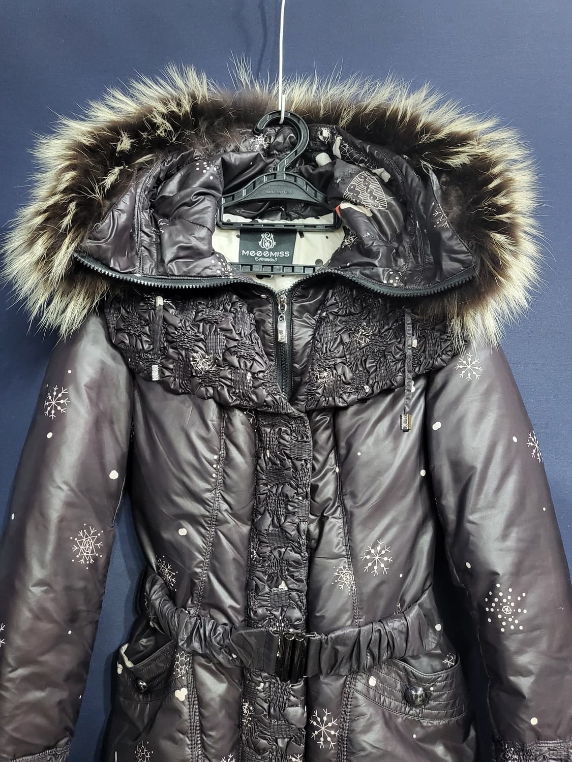 폭스 덕다운 벨트패딩 상품이미지2