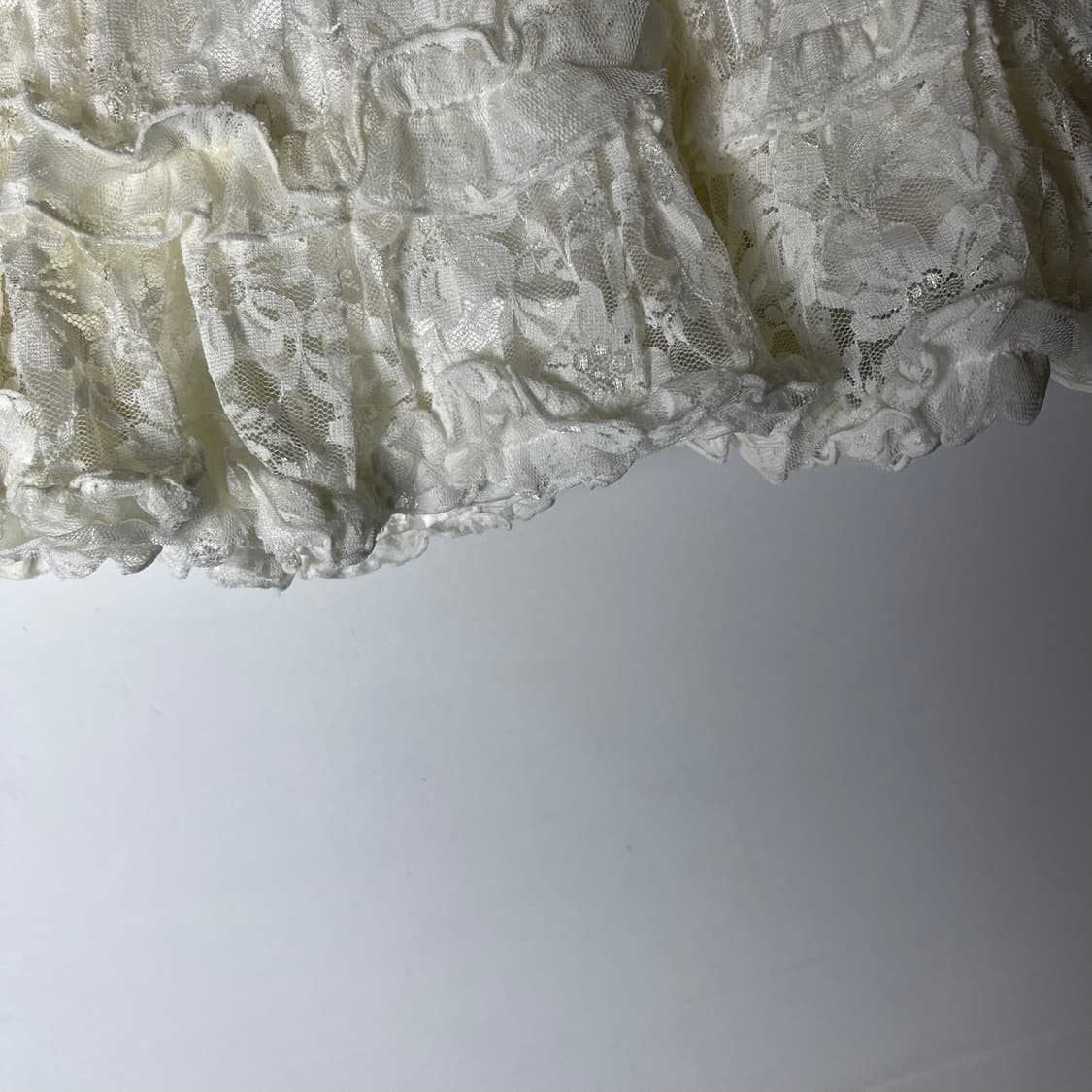 [Tralala] 트랄라라 레이스 러플 미니스커트 상품이미지3