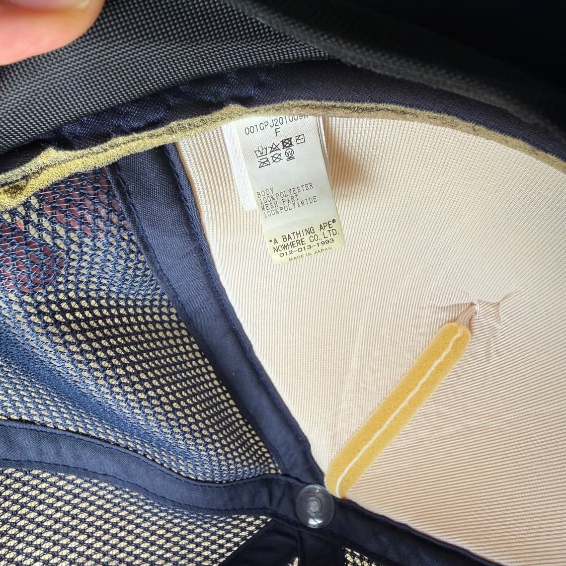 Bape 베이프 메쉬캡 볼캡 모자 상품이미지5