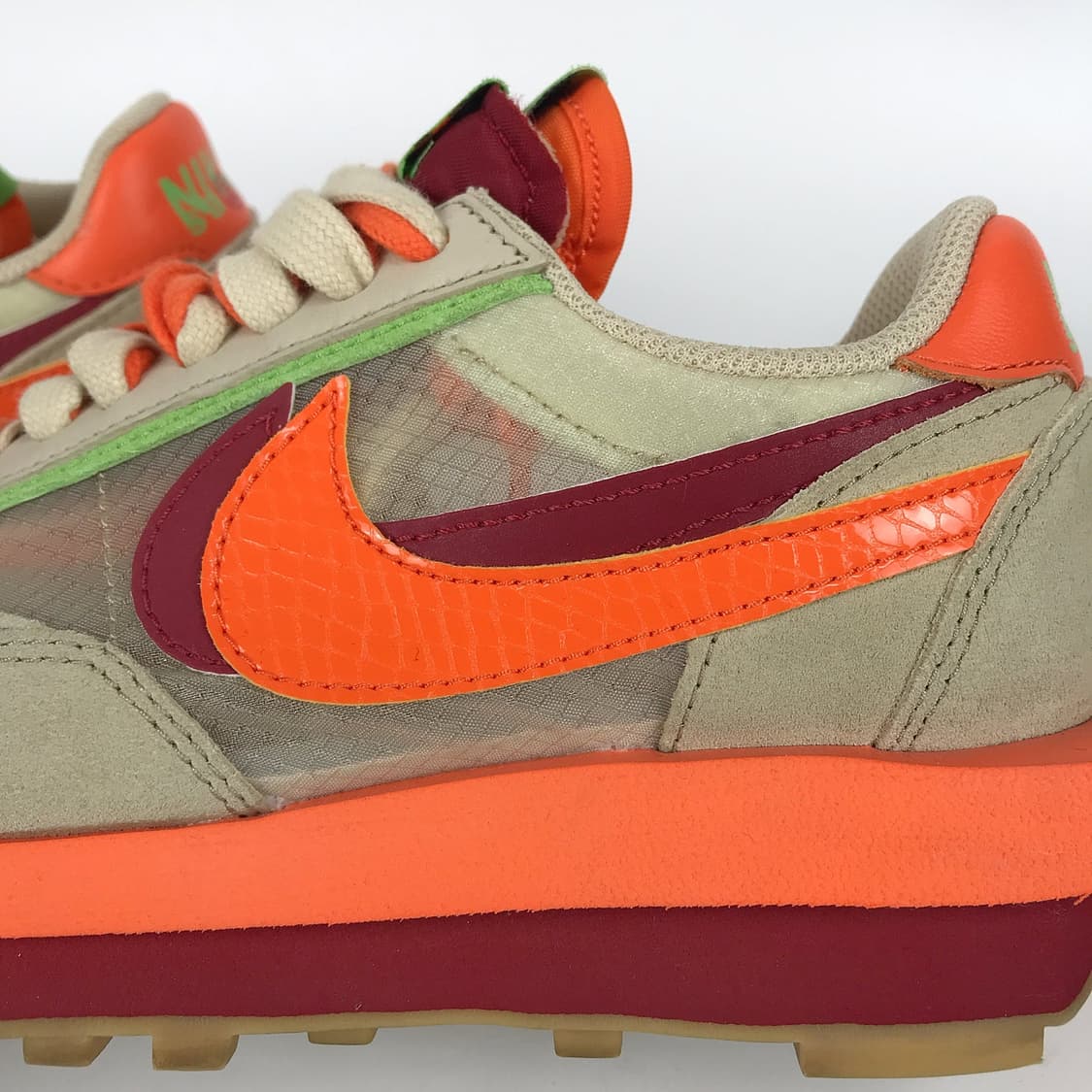 나이키 x사카이 x클랏 LD와플 오렌지 블레이즈 신발 여성230 상품이미지4