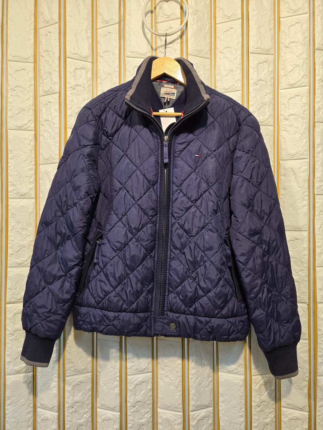 타미힐피거 남성 퀼팅 누빔점퍼 패딩점퍼  상품이미지1