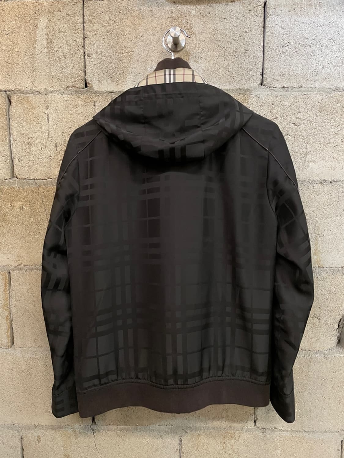 버버리 블랙 라벨 노바 체크 블루종 상품이미지4