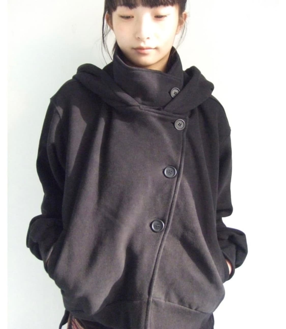 오스하이 오쉬하이 HighNeck Hood Zip Up 코트 후드집업 상품이미지1