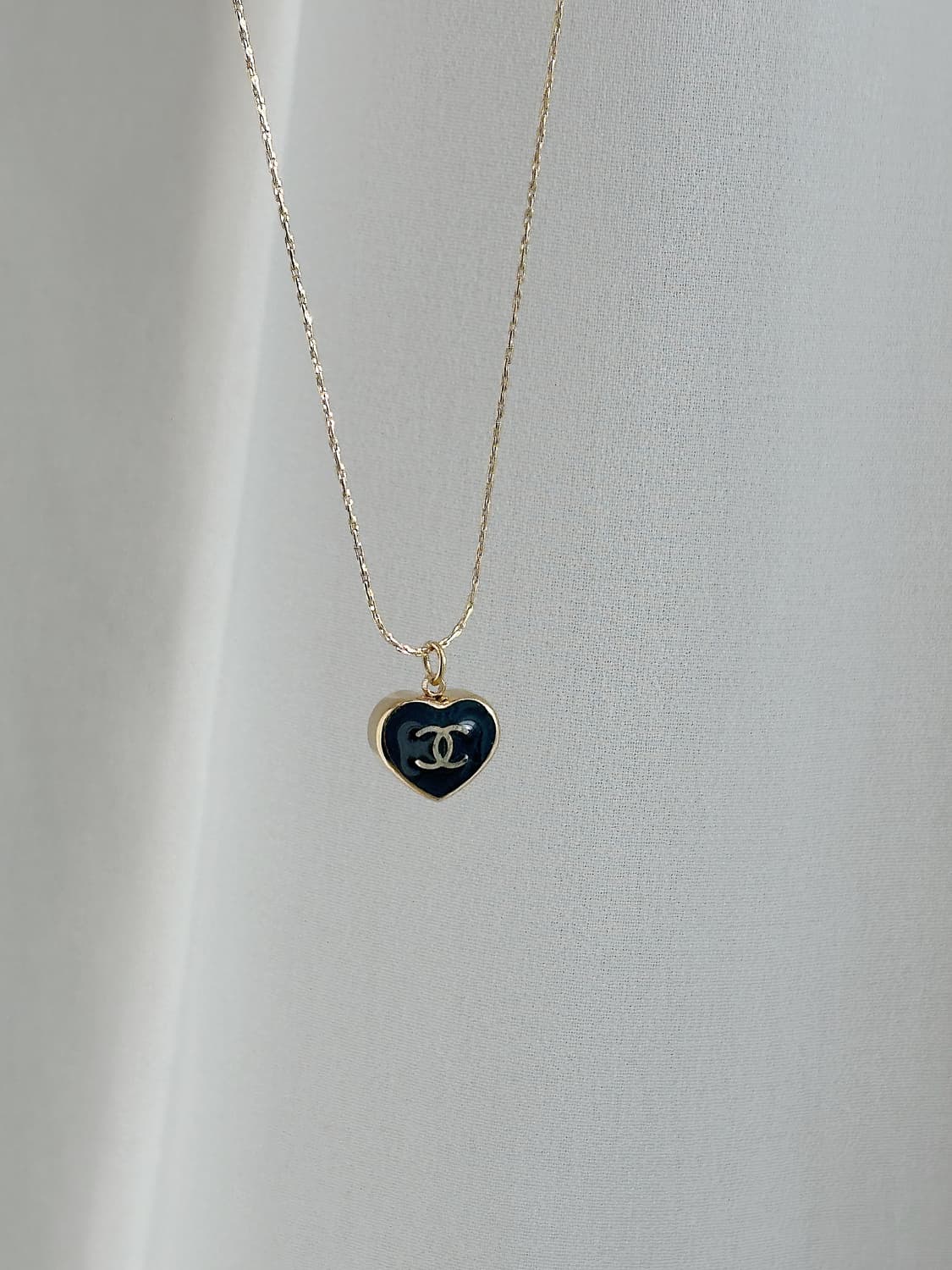 샤넬 미니 하트 목걸이 상품이미지4