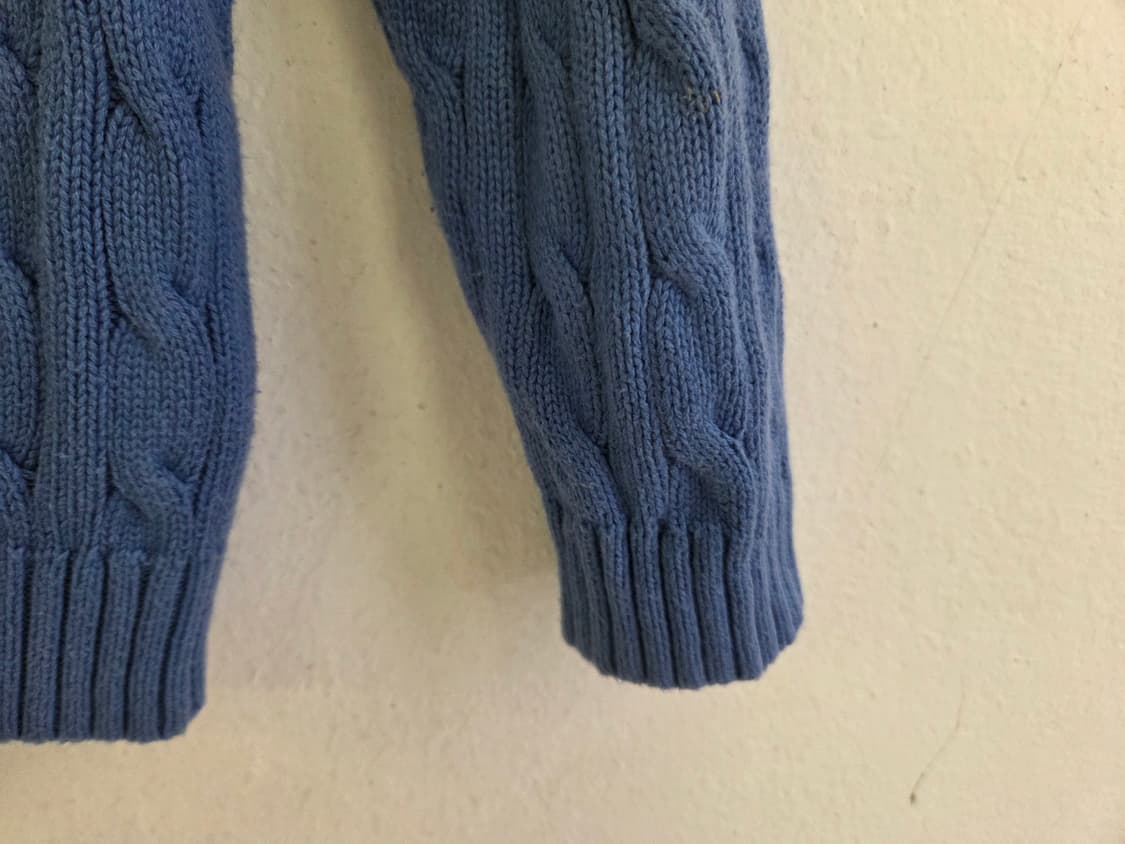 폴로 랄프로렌 남아 케이블 니트 가디건 블루 5세 상품이미지5