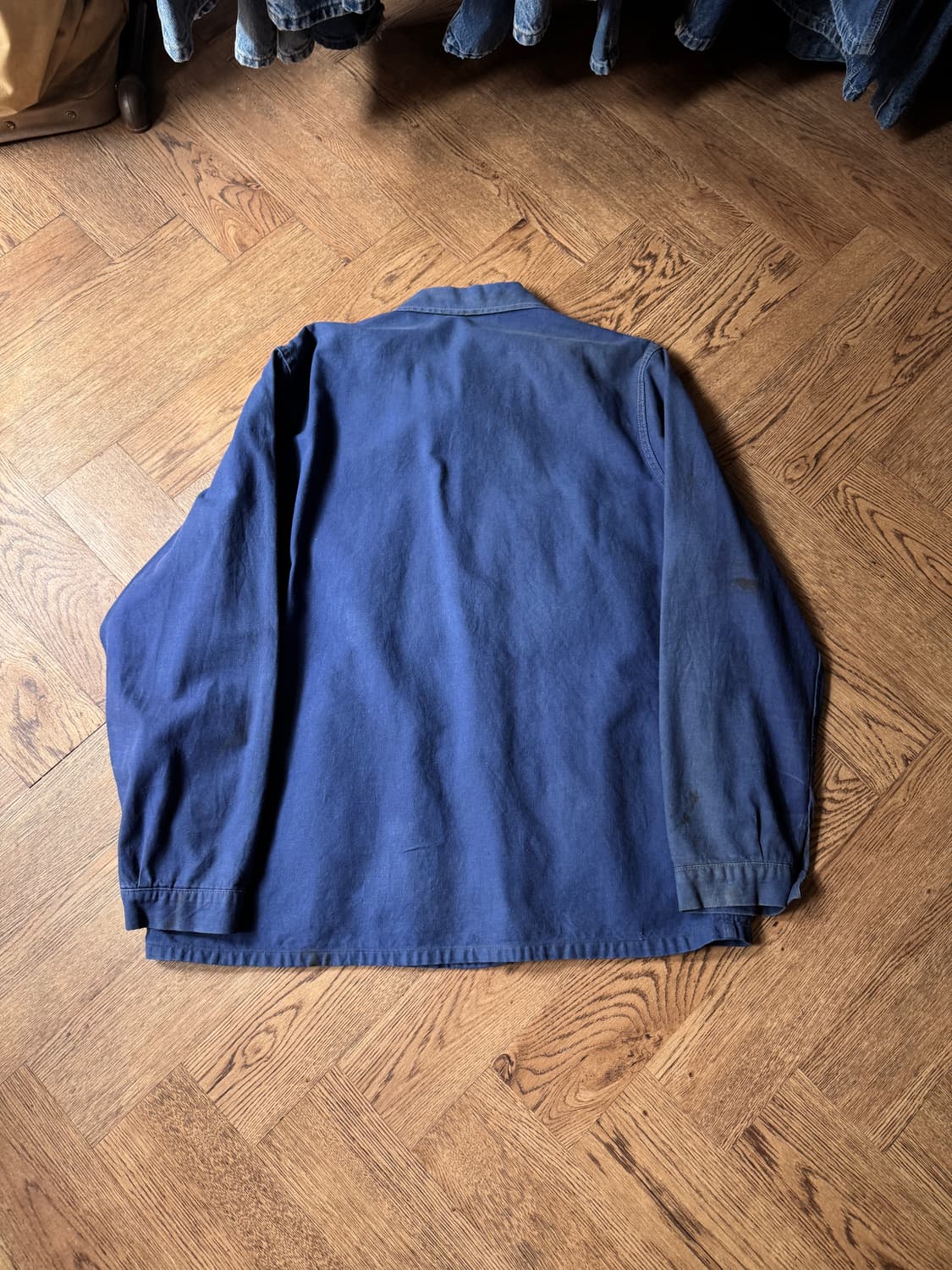 [L]Au Perroquet 빈티지 워싱 프렌치 워크 자켓 상품이미지8