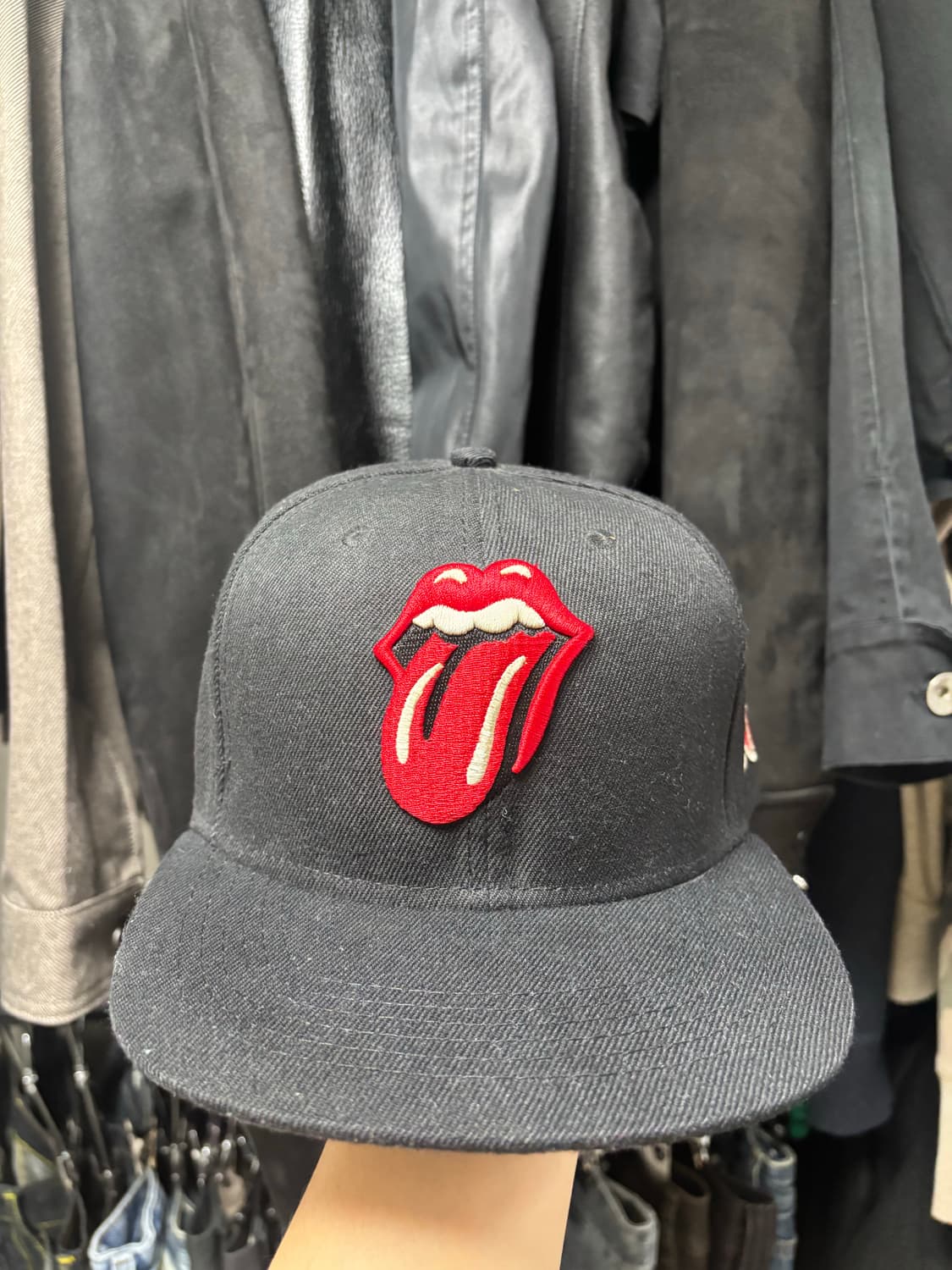 롤링 스톤즈 50주년 스냅백 블랙 상품이미지2