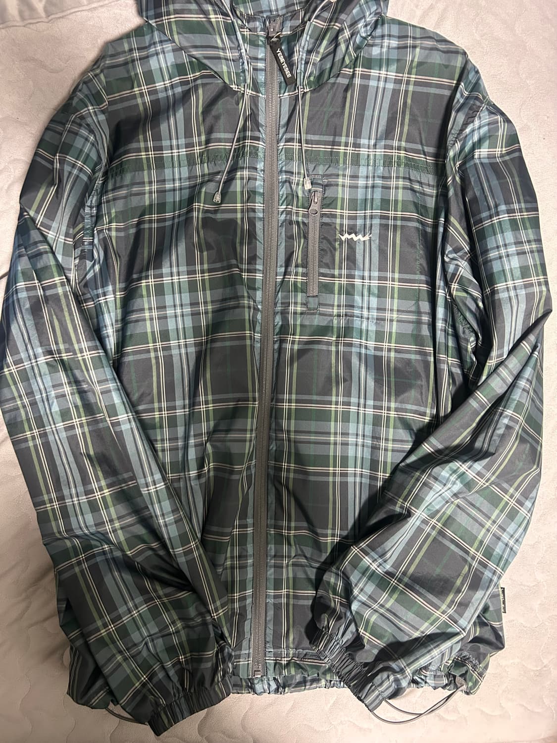 예스아이씨 체크 바람막이 상품이미지1