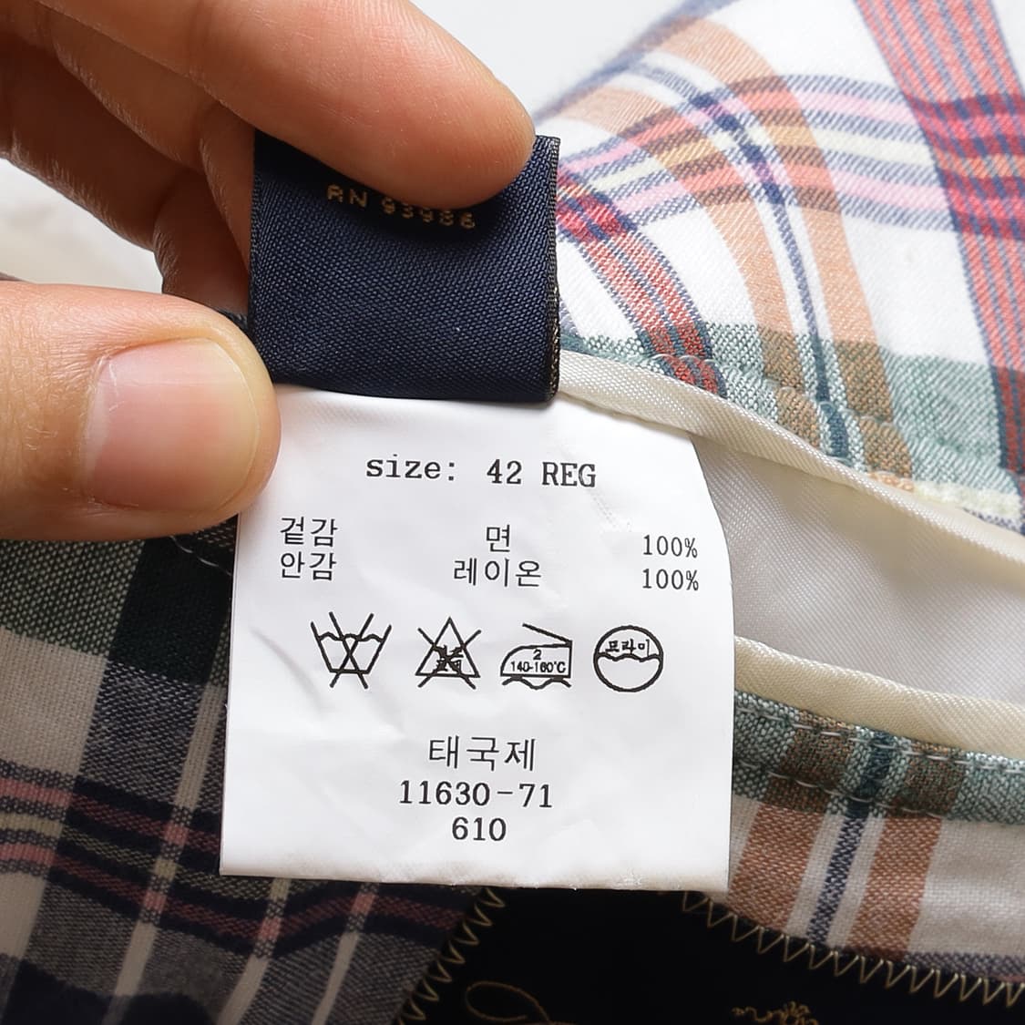 브룩스브라더스 체크 자켓  상품이미지9