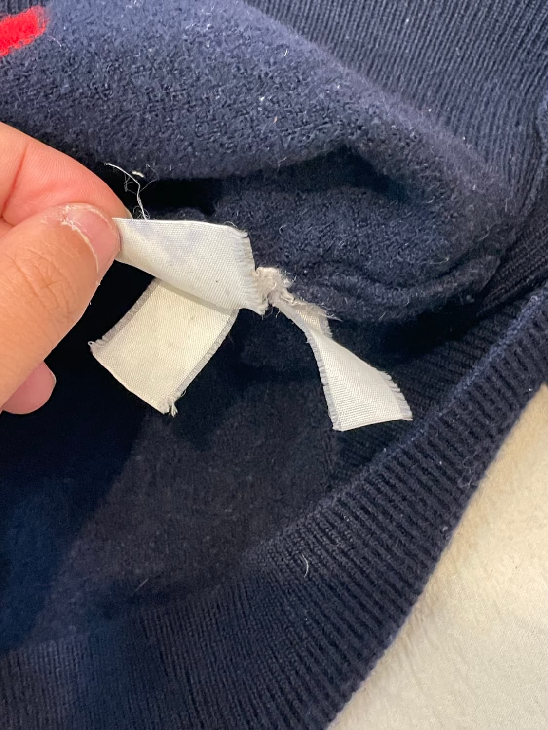 90s 닥스 아가일체크 니트집업 상품이미지7