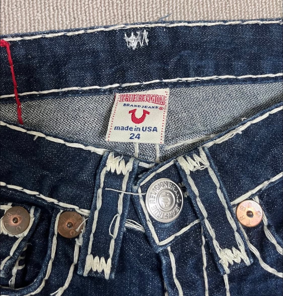 트루릴리전 조이 수퍼티 진청데님(24) 상품이미지3