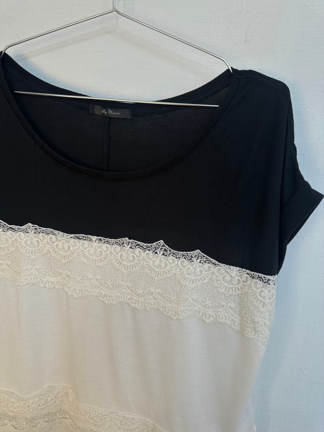 sky bomber lace tee 상품이미지5