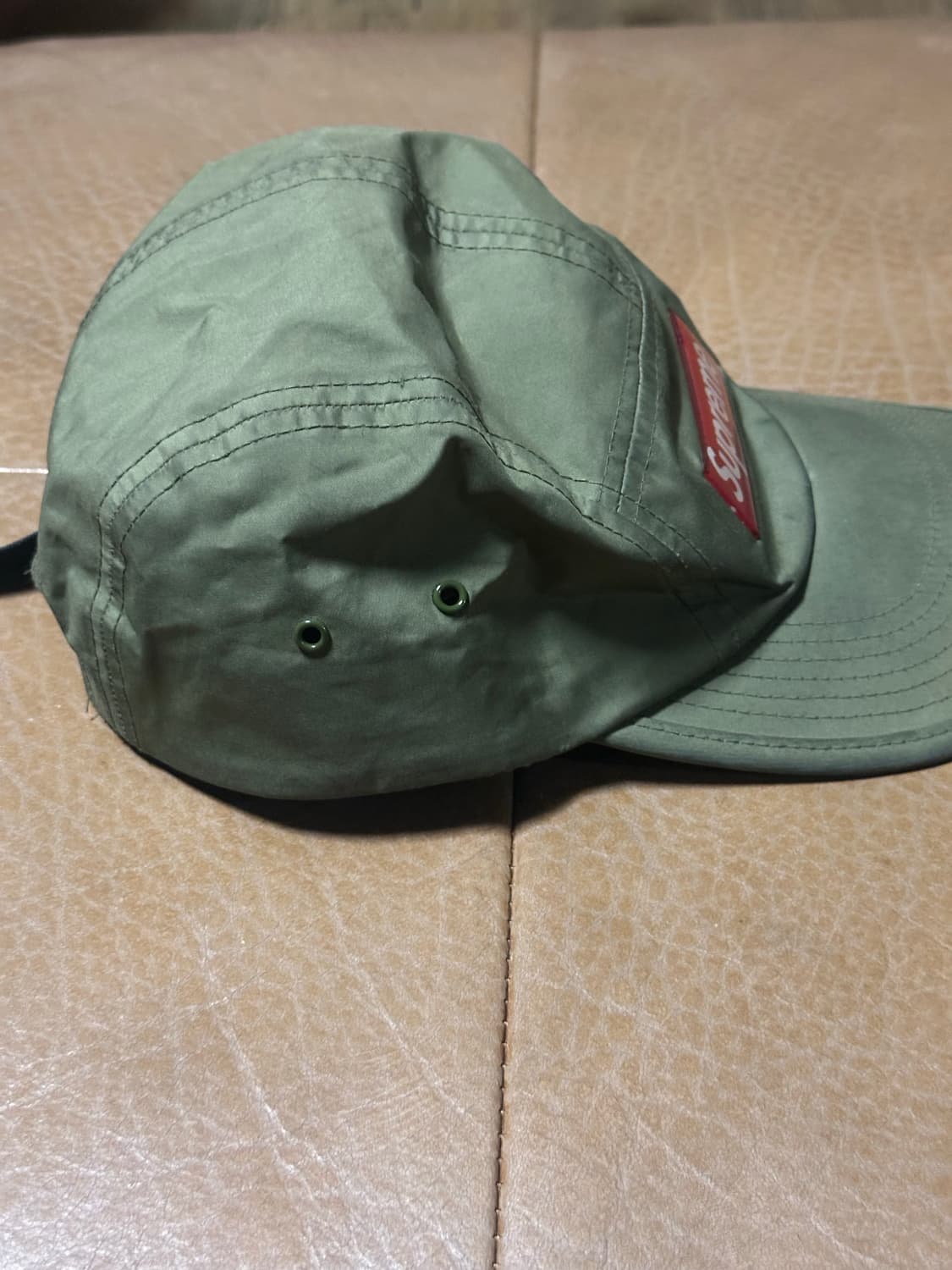 22SS 슈프림 박스로고 캠프캡 올리브 상품이미지4