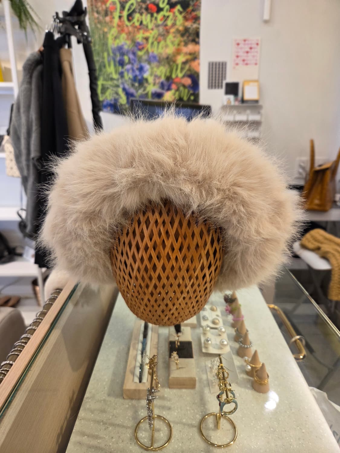 퍼 누비 모자 상품이미지2