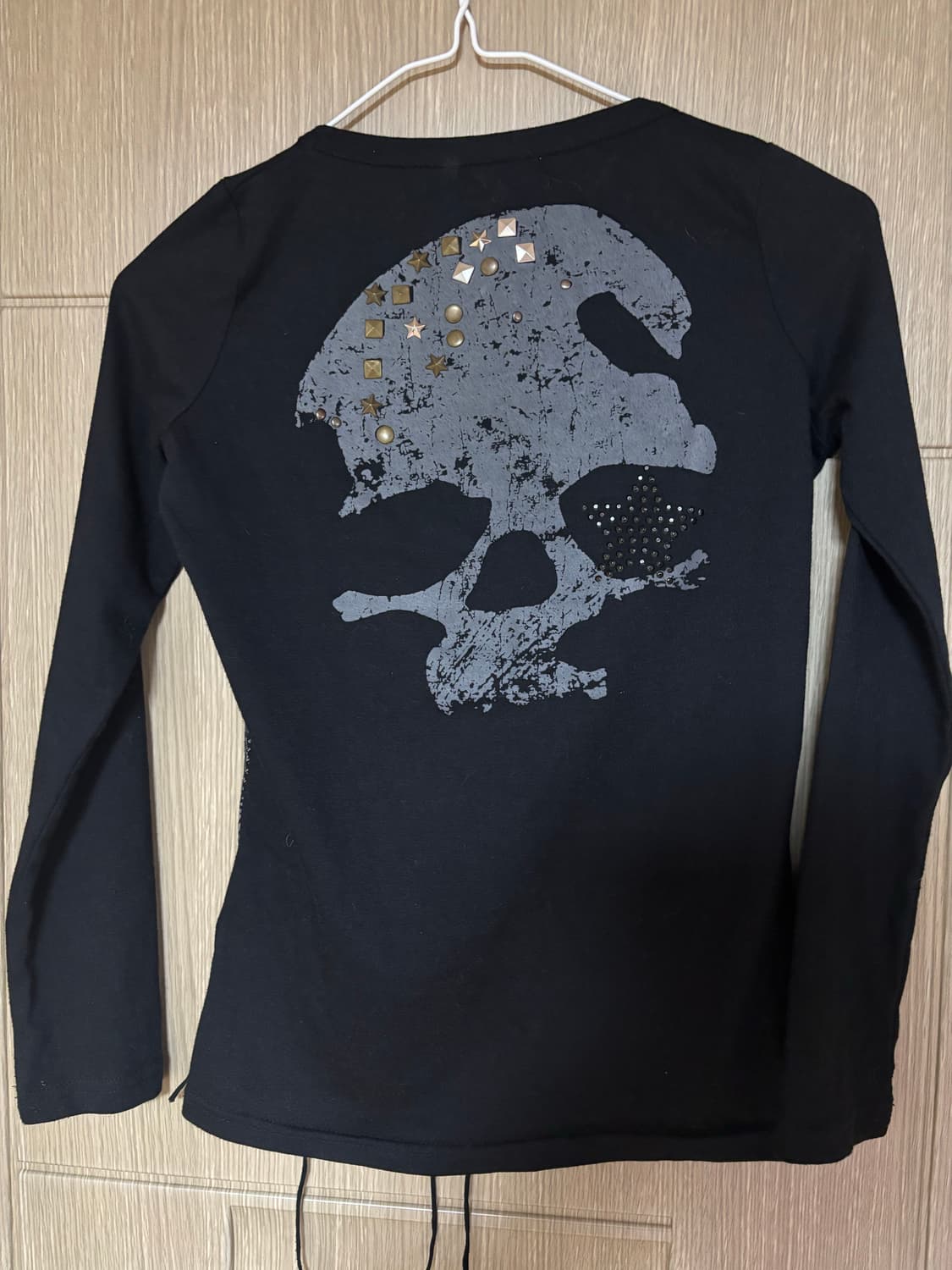 펑크 해골 그런지 딱붙티  상품이미지3