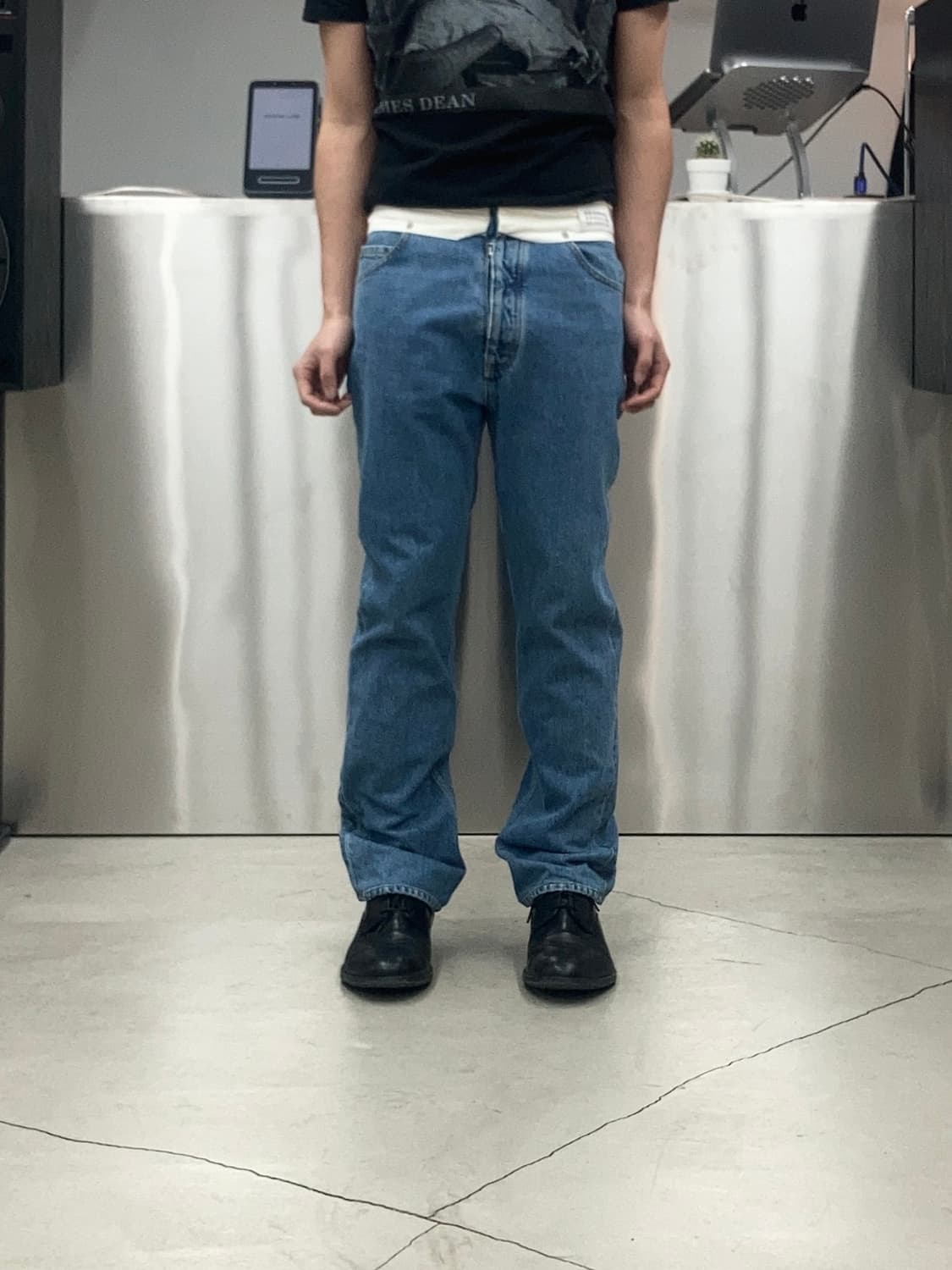 메종 마르지엘라 폴드 오버 데님 상품이미지2