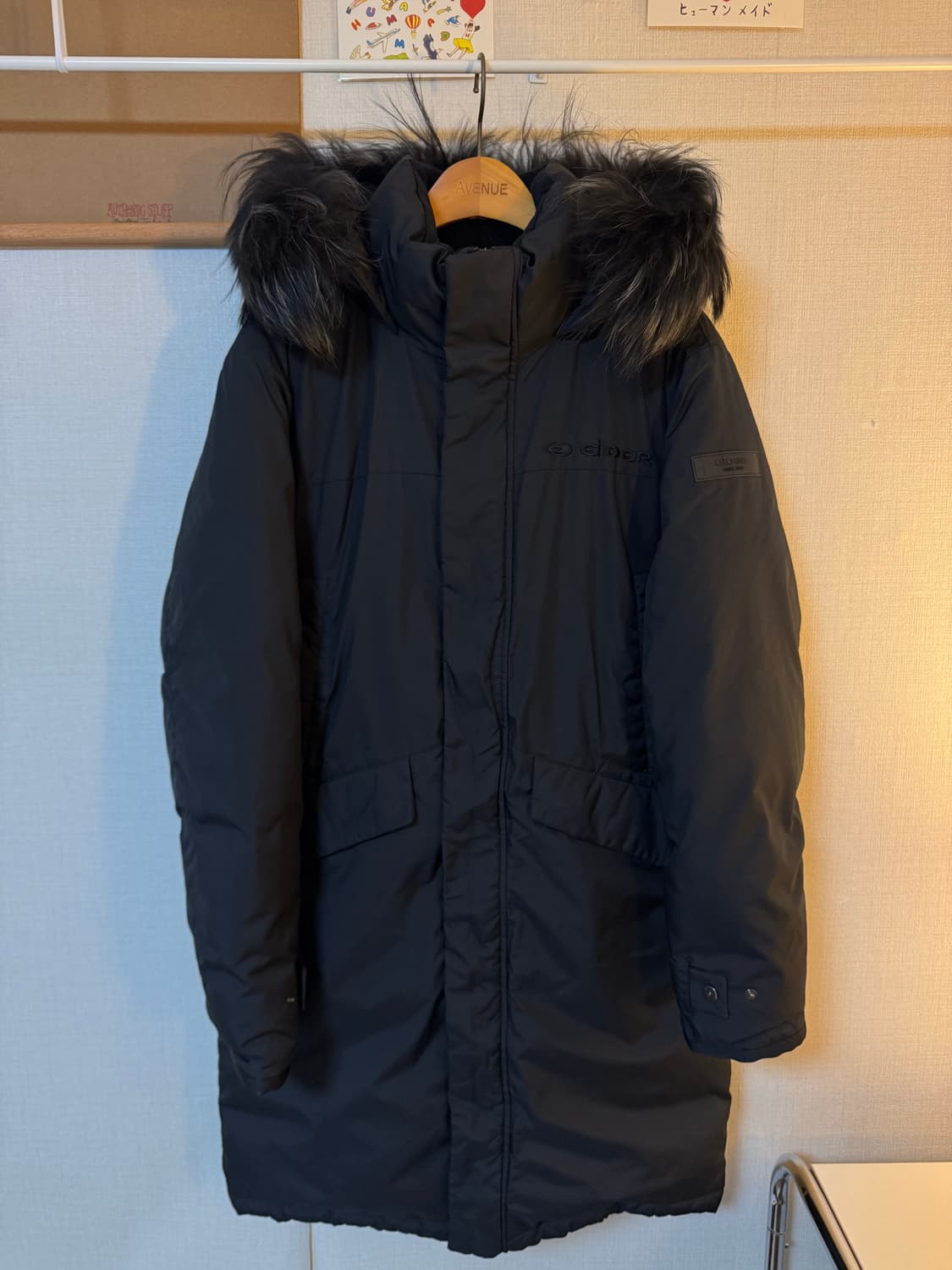 [L]아이더 자민 구스다운 라쿤퍼 롱패딩 상품이미지1