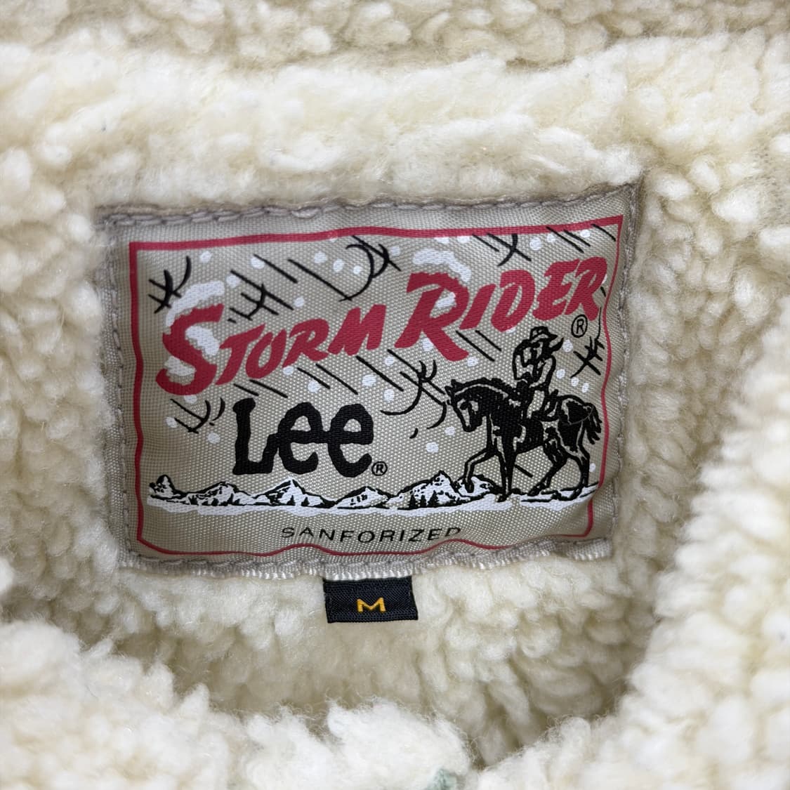 LEE 리 코듀로이 피스타치오 민트 양털 자켓 M 상품이미지4