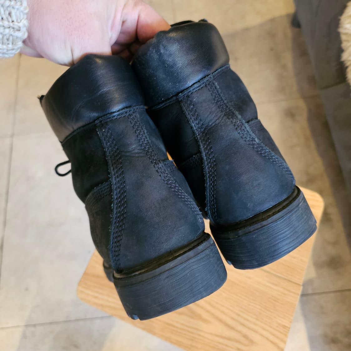 265 팀버랜드 워커 6홀 블랙 상품이미지3