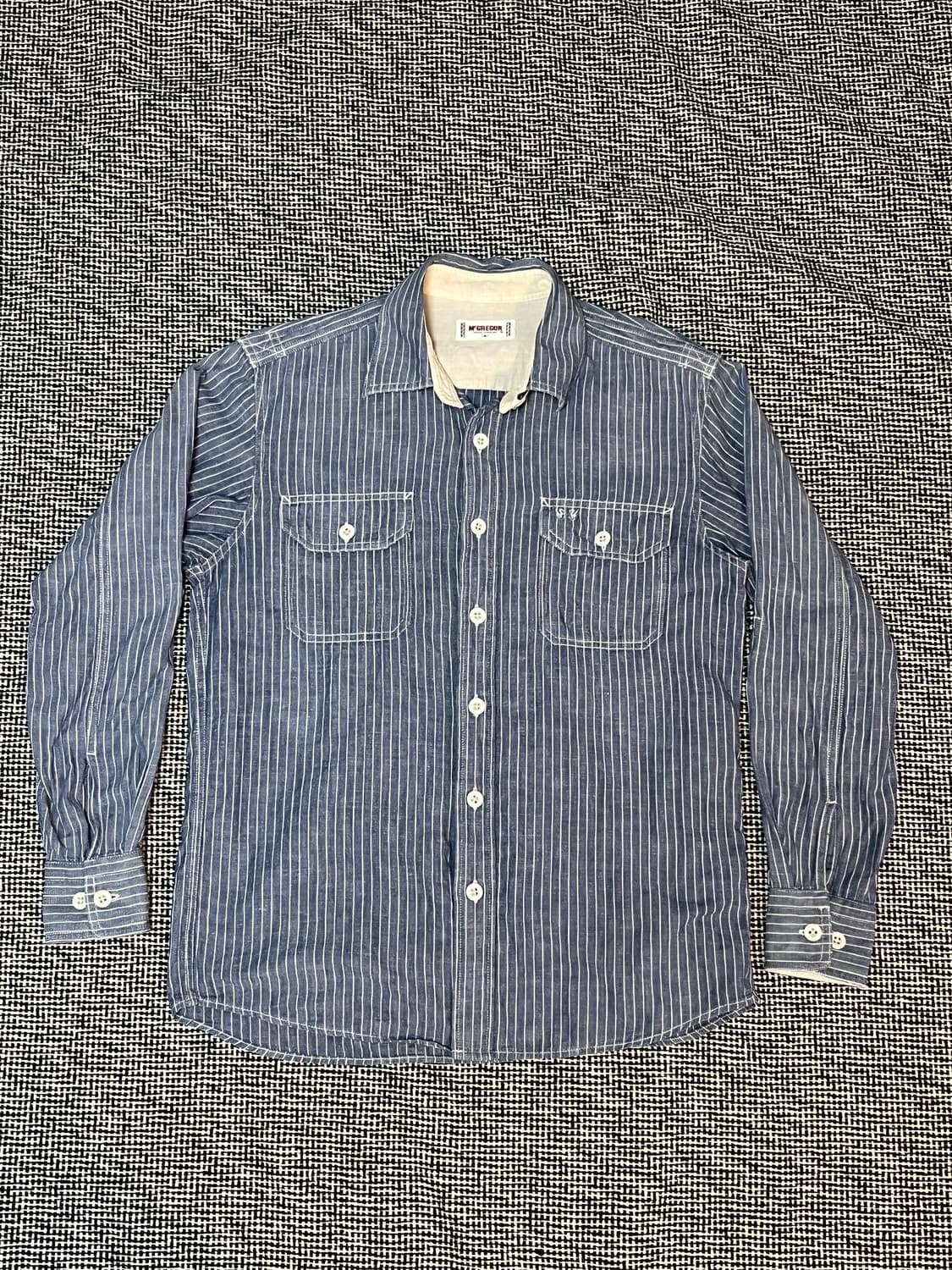 맥그리거 스트라이프 샴브레이 셔츠 상품이미지5