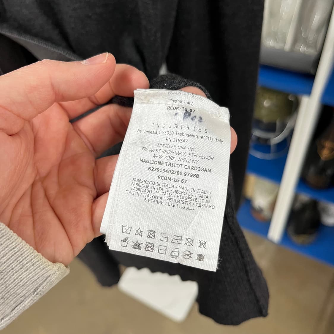 몽클레어 감마블루 가디건 L 상품이미지6
