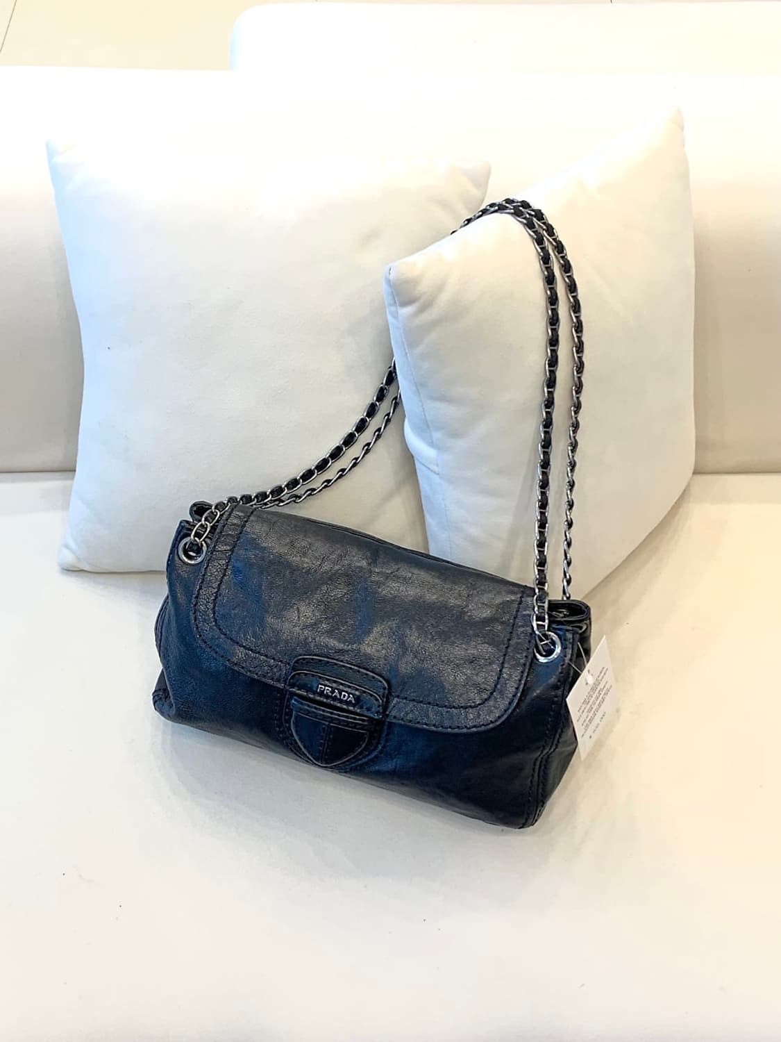 프라다 레더 체인백 (정품) 상품이미지1