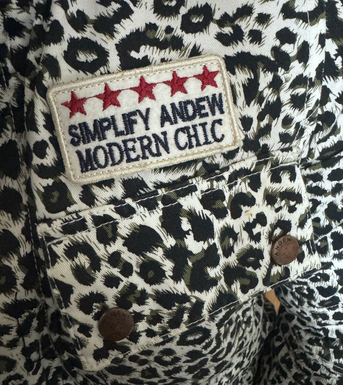 빈티지 레오파드 자켓 상품이미지4