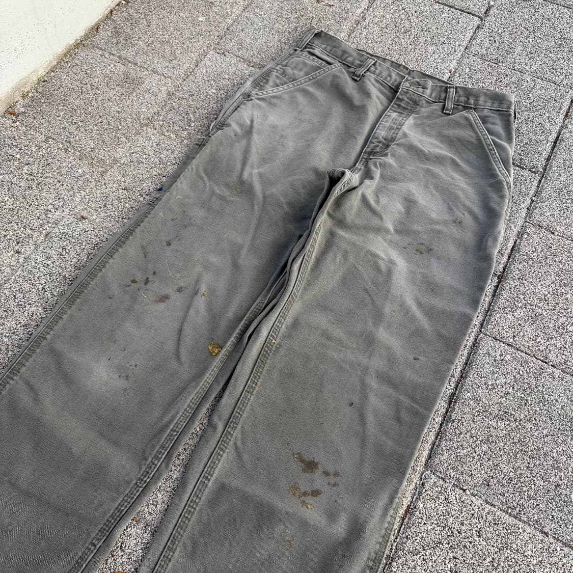 OG 칼하트 B11 MOS 싱글니 카펜터 팬츠 빅로고 상품이미지4