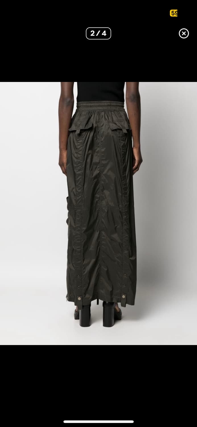Diesel cargo zipup long skirt_khaki 38 상품이미지5