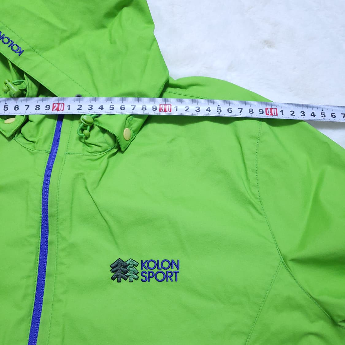 코오롱 남성 바람막이 점퍼 100 0404  뽀샤샤 상품이미지3