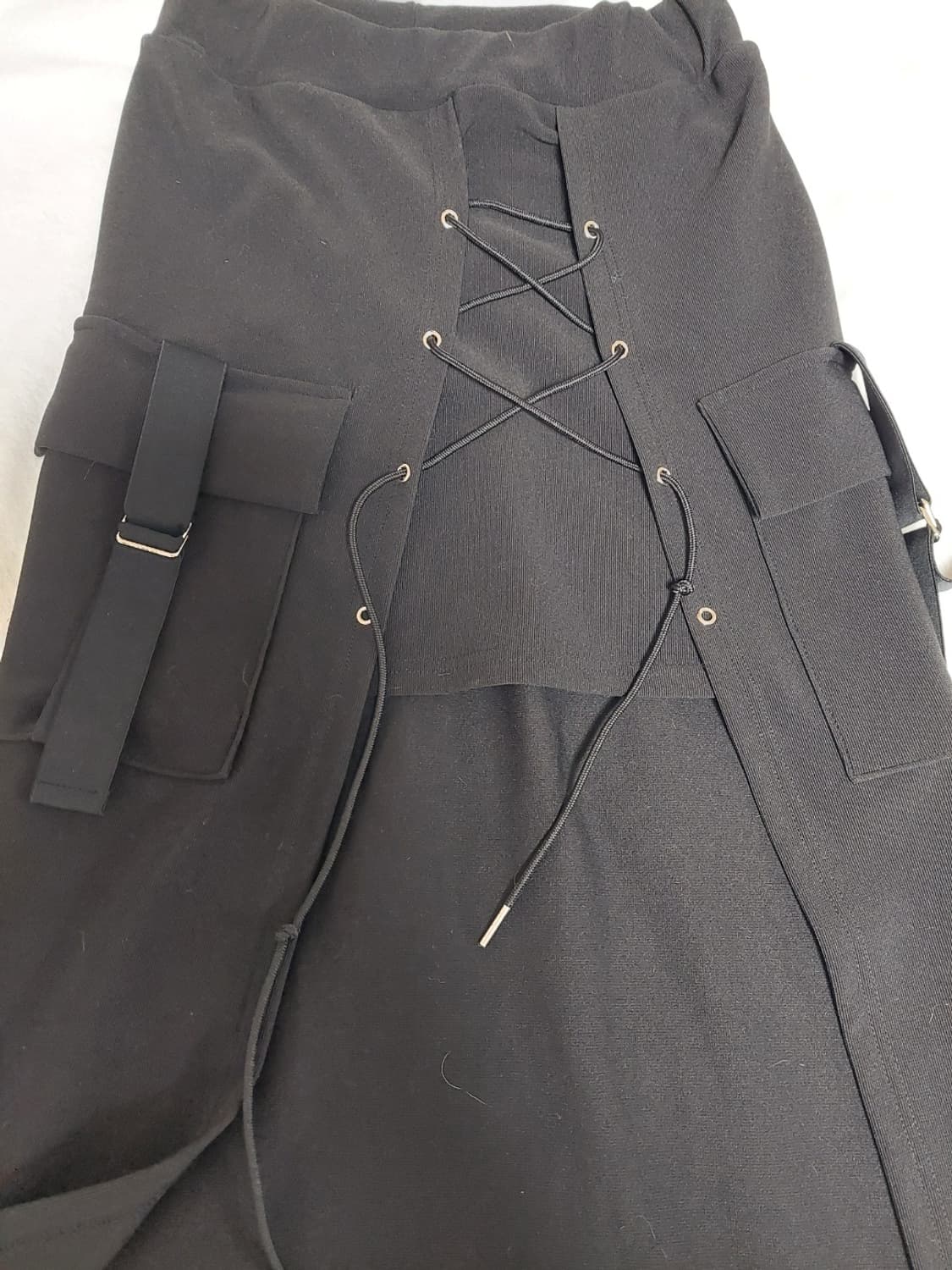 보세 빈티지 블랙 레이어드 스커트 상품이미지2