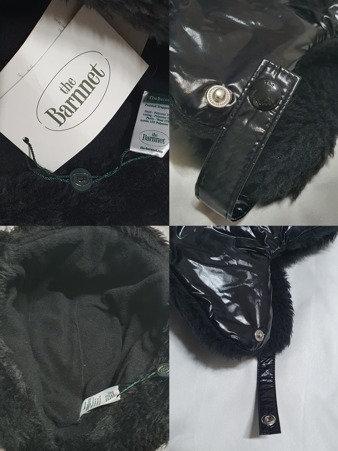 블랙 블링블링 반짝반짝 더바넷 트래퍼햇 트루퍼햇 벙거지 모자  상품이미지3