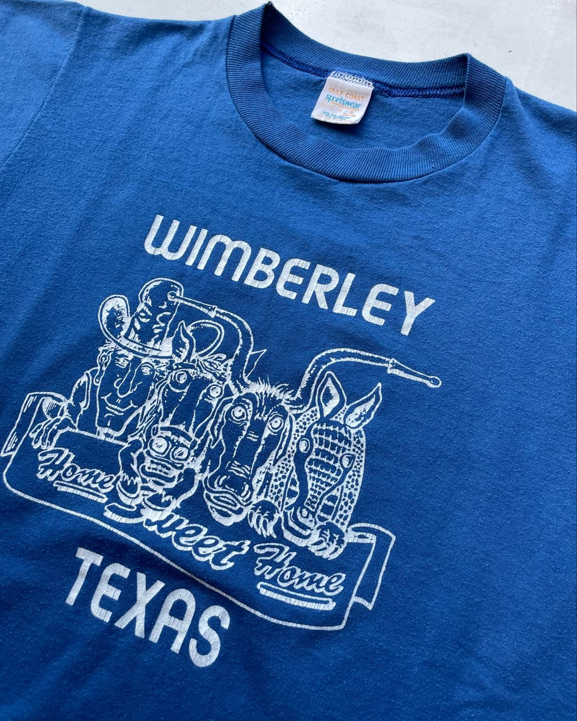 80‘s USA “Texas” Souvenir T-shirt S 상품이미지5