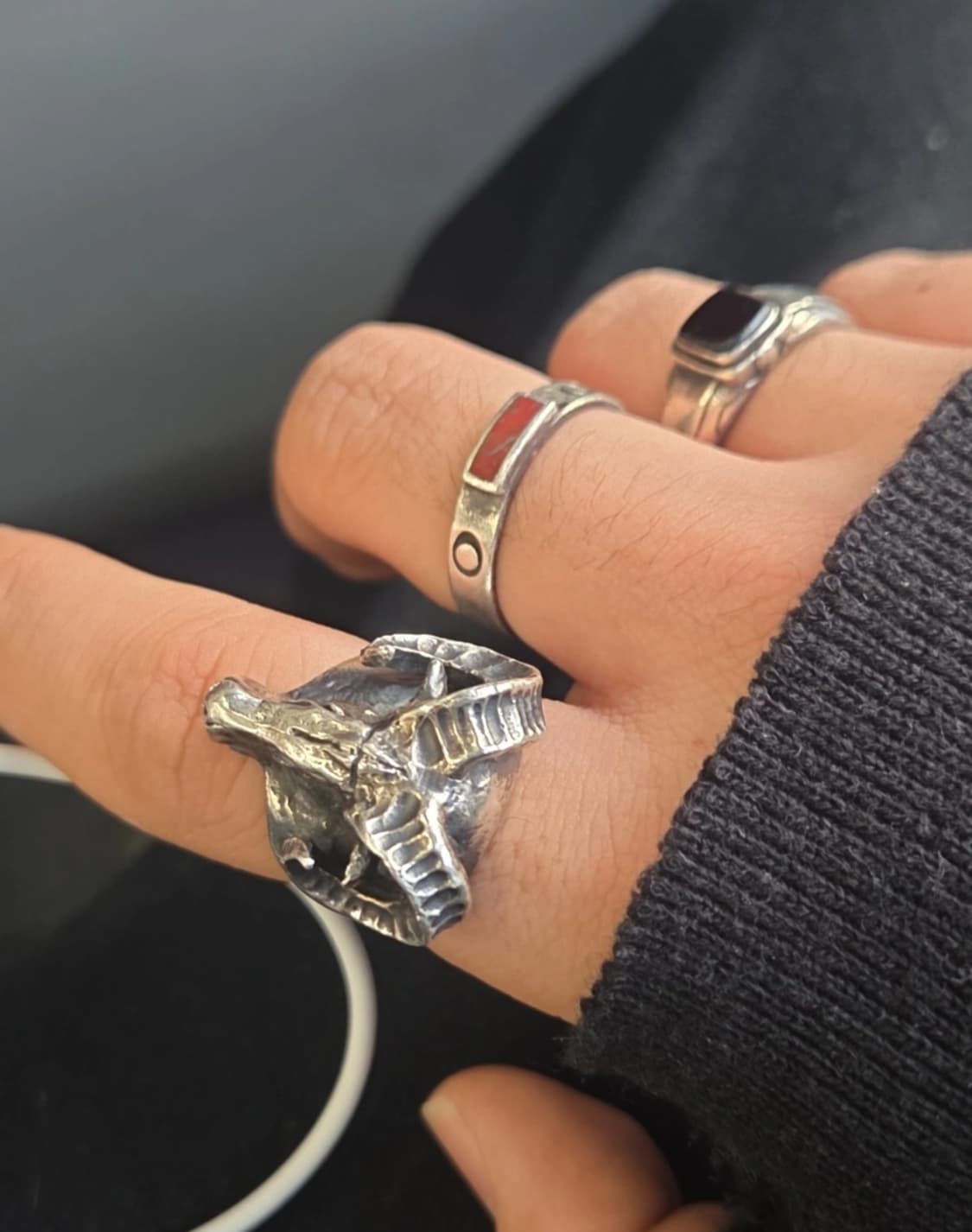 baphomat ring 상품이미지2